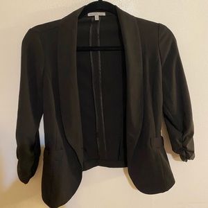 Synched cropped Blazer